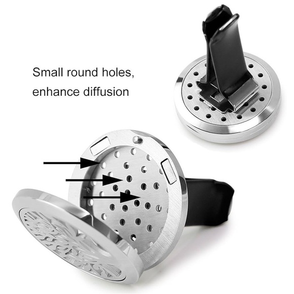 Aromatherapy Essential Oil Car Vent Diffuser | Refillable Air Freshener - Picture 6 of 7